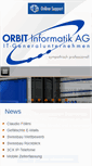Mobile Screenshot of orbitag.ch